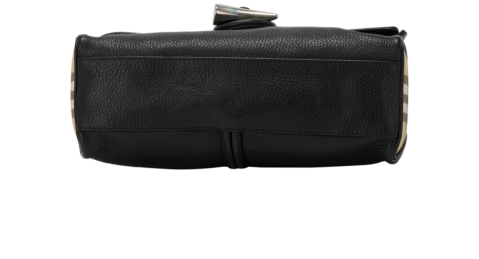 Haymarket Horn Toggle Bag, &pound;390, Handbags, Beige/Black/Brown, Canvas/Leather, Top view